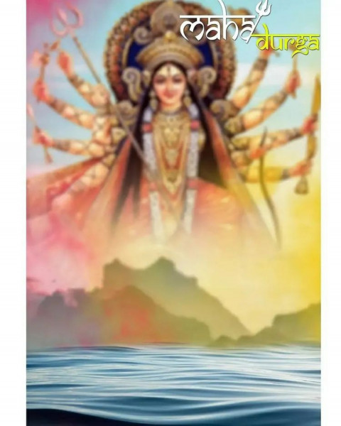 Maha Durga Puja Photo Editing Background For Picsart Navratri