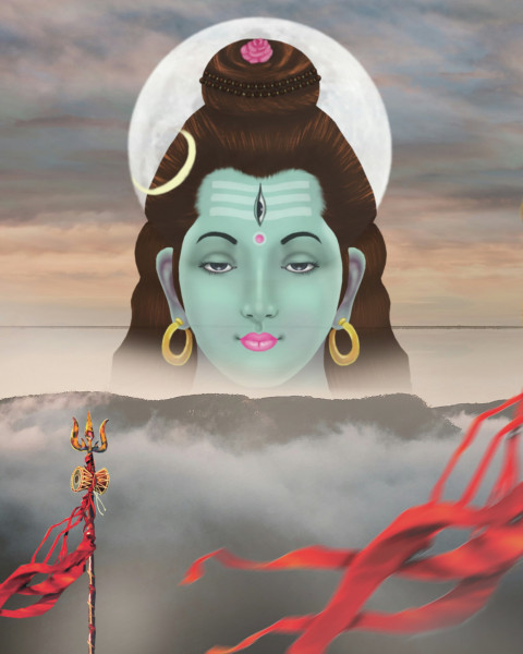 Maha Shivratri CB Picsart Background Download HD