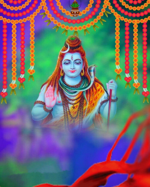Mahakal Shivratri Background HD For CB Picsart Editing