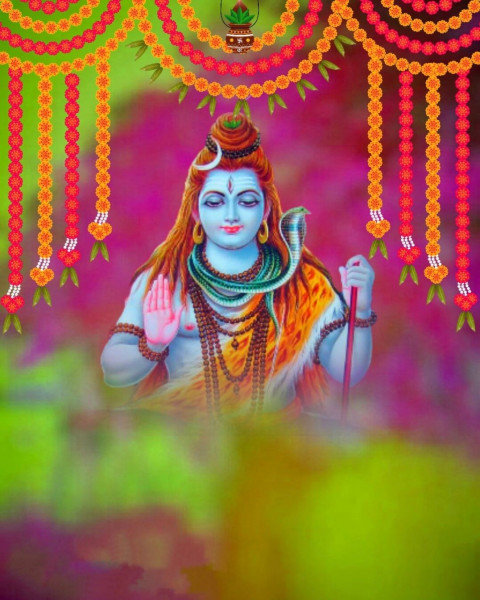 Mahakal Shivratri Photo Editing BAckground HD