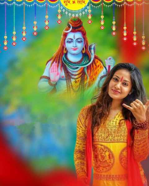 Mahashivratri Editing Picsart Background With Girl