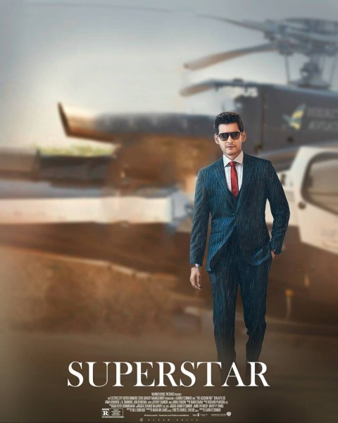 Mahesh Babu Creative Poster Editing HD Background
