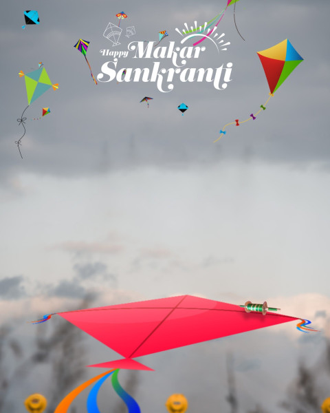 Makar Sankranti Background For CB Photo Editing Images