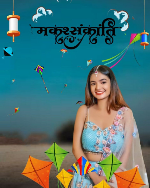 Makar Sankranti CB Cute Girls Anushka Sen Editing Background