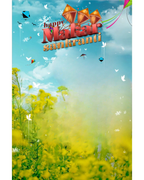Makar Sankranti CB Editing Background Free Images HD