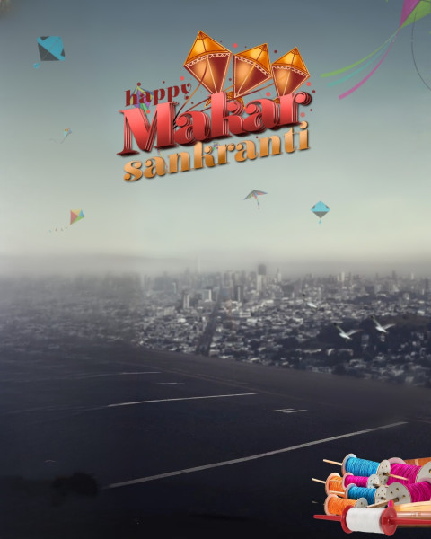 Makar Sankranti Editing Background Full HD