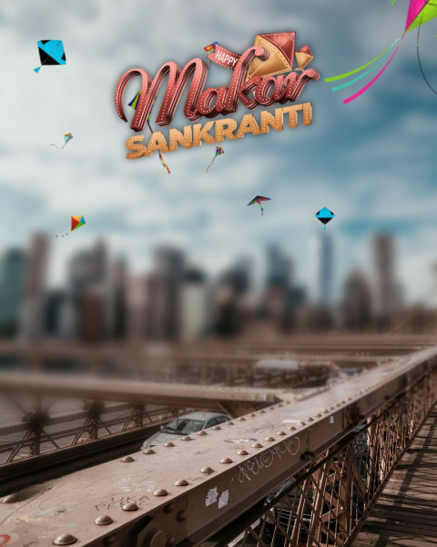 Makar Sankranti HD Background Download For CB Editing