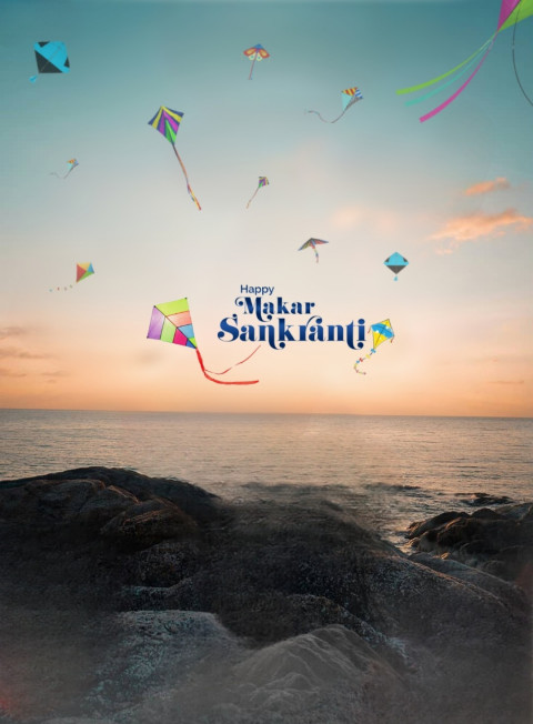 Makar Sankranti Hd CB Editing Background Download