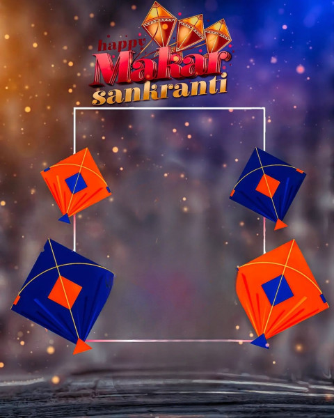 Makar Sankranti Image Photo Editing Background CB Download