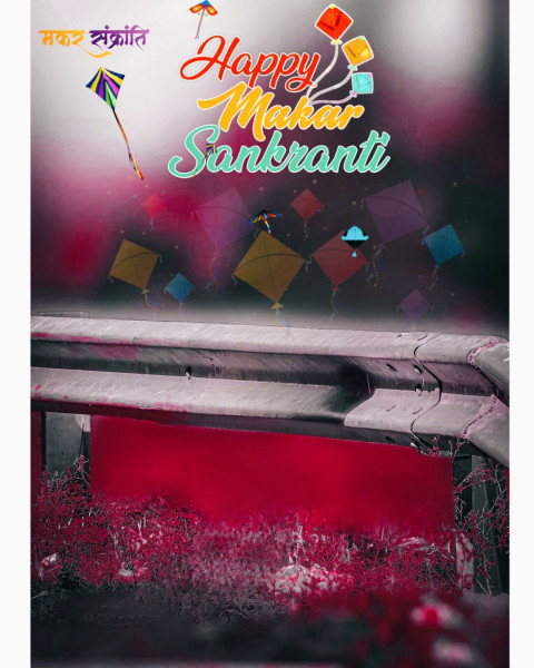 Makar Sankranti Image Photo Editing Background CB Download