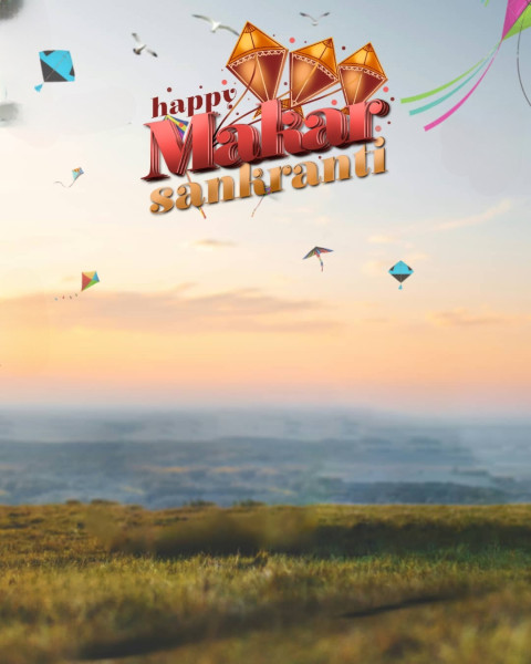 Makar Sankranti Photoshop Hd Editing Background