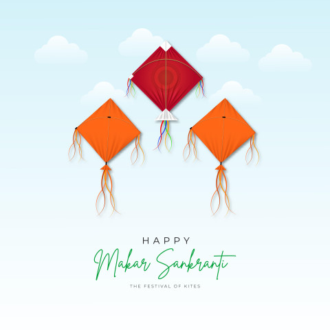 Makar Sankranti Social Media Poster Edit Background