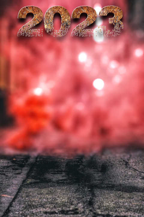 Manipulation 2023 Happy New Year Background HD For Editing