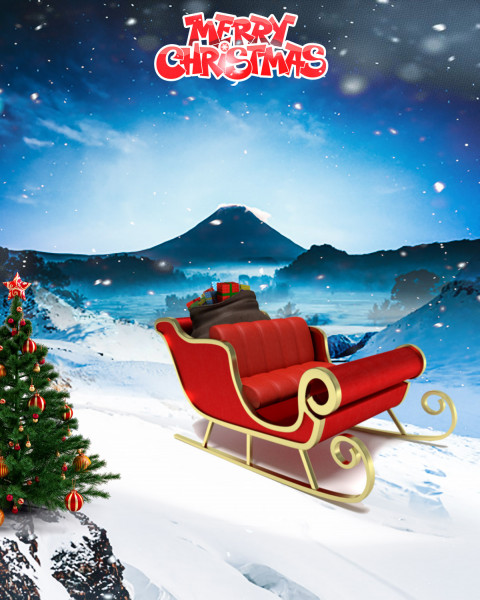 Merry Christmas Day CB PicsArt Background Full HD