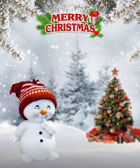 Merry Christmas Day CB PicsArt Editing Background New