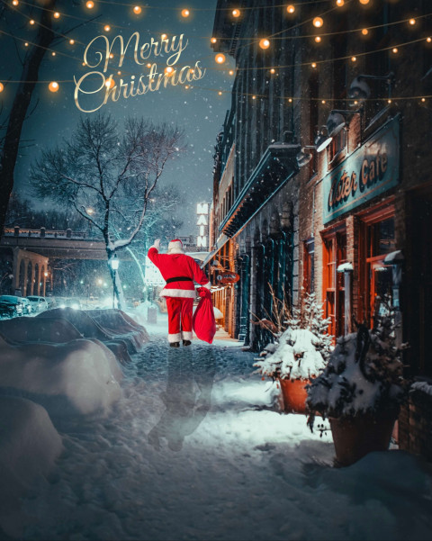 Merry Christmas Day Editing Background Hd For Photoshop