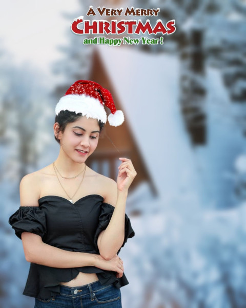 Merry Christmas Photo Editing Hd Girls Backgrounds
