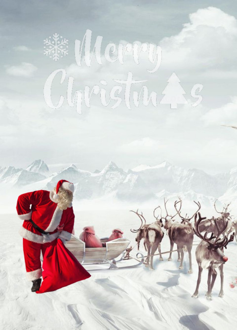 Merry Christmas Santa Background HD For Cb Photo Editing