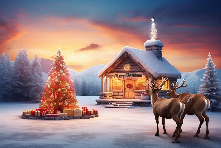 Merry Christmas Tree Wallpapers HD For Desktop Images Download