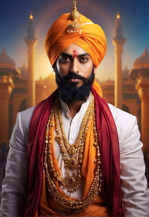 Mobile Wallpaper Guru Gobind Singh Jayanti Editing Background
