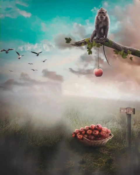 Monkey Athrav Raut Photo Editing BAckground Download HD (Free)
