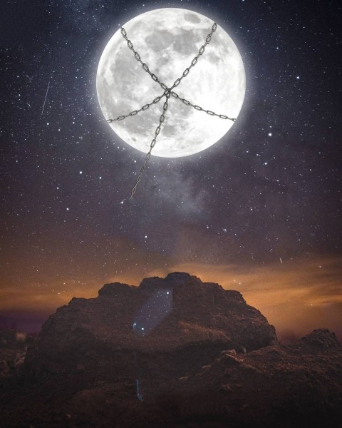 Moon Photo Editing Background Download