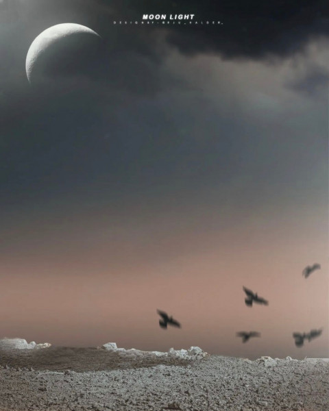 Moon PicsArt Editing Background Download Full HD