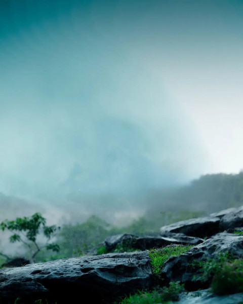 Mountain Cloud Background Hd For Graphic Design Stock