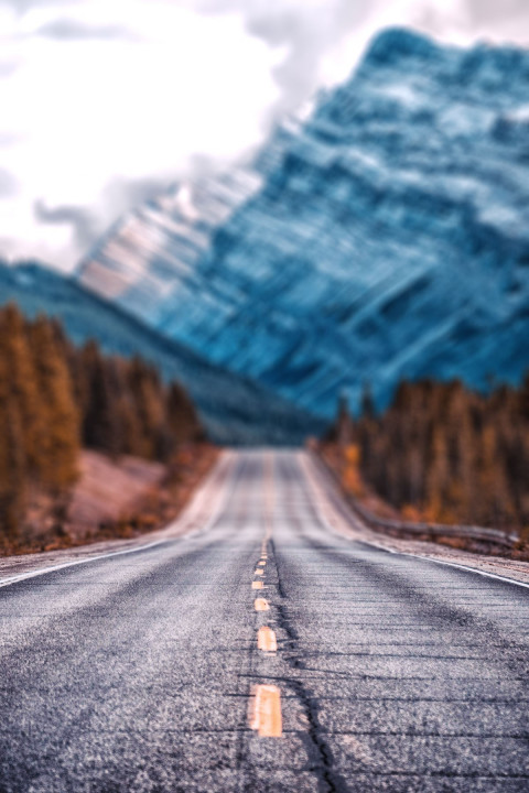 Nature Highway Photo Editing Background For Picsart HD