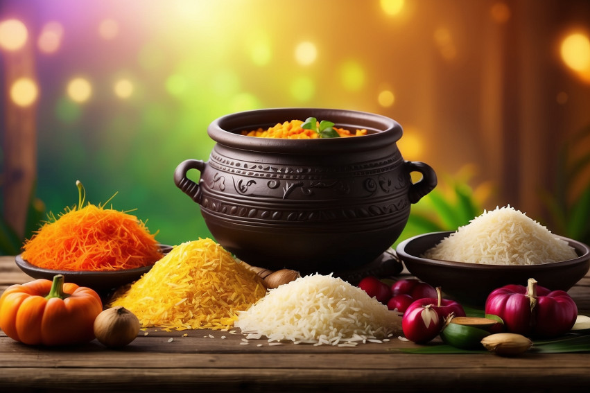 Nature Pongal Festival Editing Background Free Download Images New