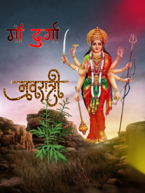 Navratri Maa Durga Puja CB PicsArt Editing Hd Background