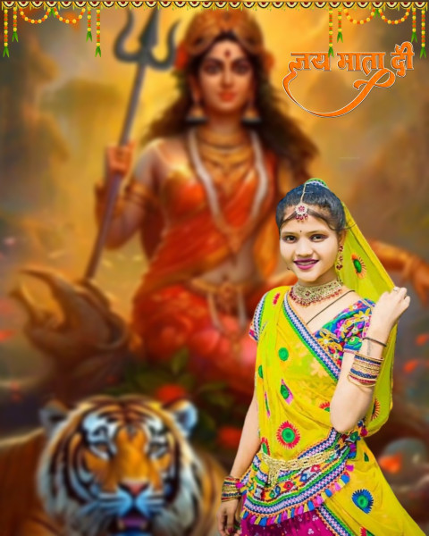 Navratri Photo Editing Girl Background HD For Photoshop New Photos