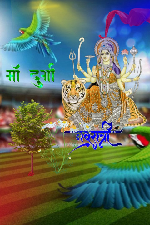 Navratri Photo Editing Nature Background HD Images Download Pics