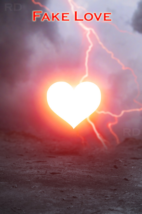 Neon Heart Background CB Editing Images Free Photos