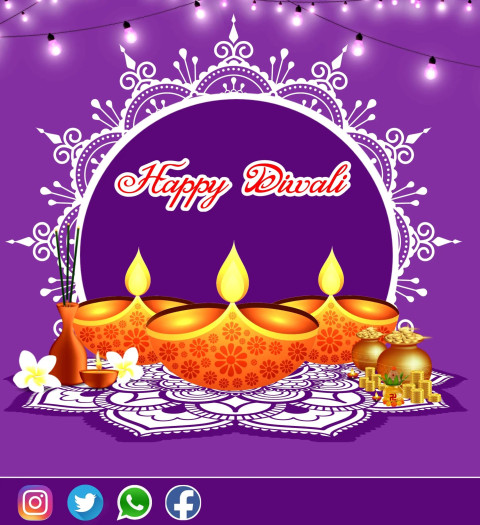 New Free Diwali Wishes Images For WhatsApp DP Status