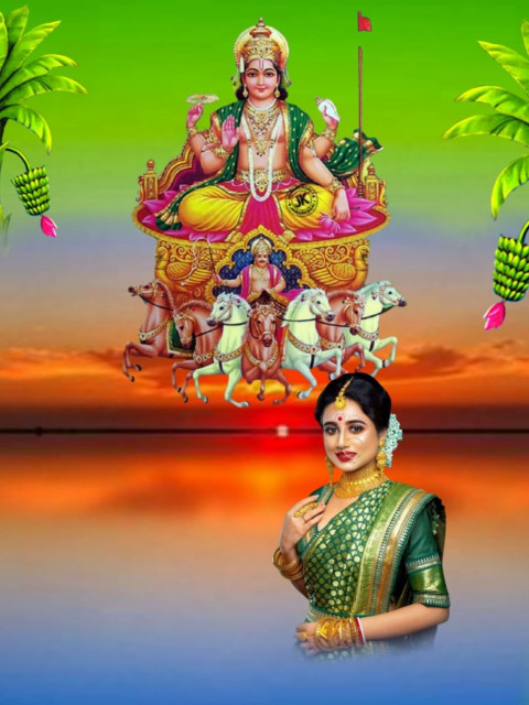 New Girls Chhath Puja Special CB Editing Background