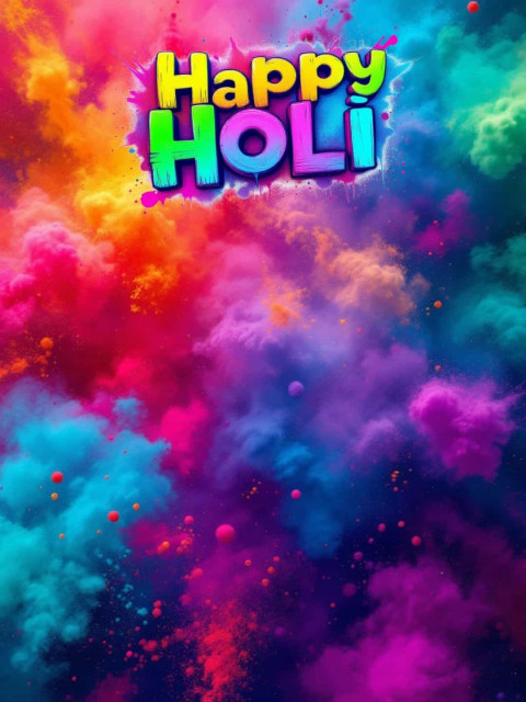 New Happy Holi Editing Colorful CB Background