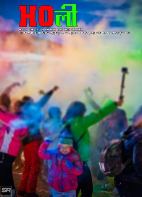 New Holi Photo Editing Background