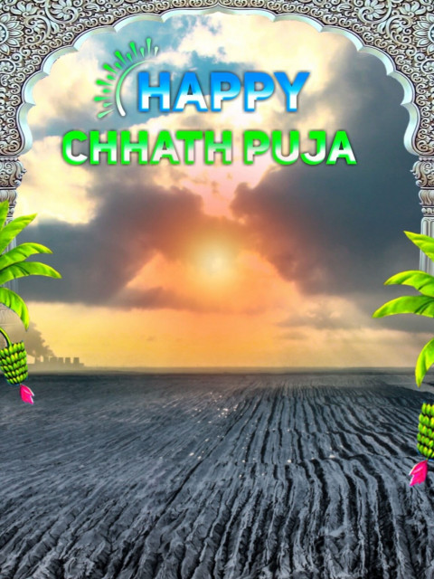 New Latest Chhath Puja poster full HD Background Free stock