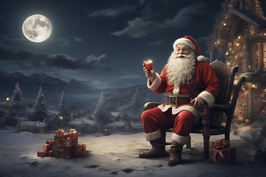 New Santa Claus Wallpapers Outdoor Christmas Backgrounds