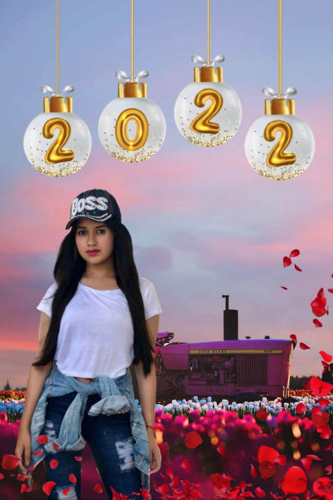 New Year 2022 Editing Background PicsArt CB With Girl