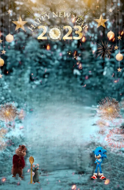 New Year 2023 Photoshop Editing Background