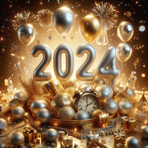 New Year 2024 Celebration Images HD Status DP Wallpapers Pics