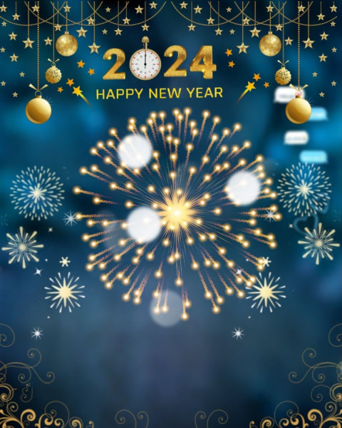 New Year 2024 Full HD Background For CB Photo Editing