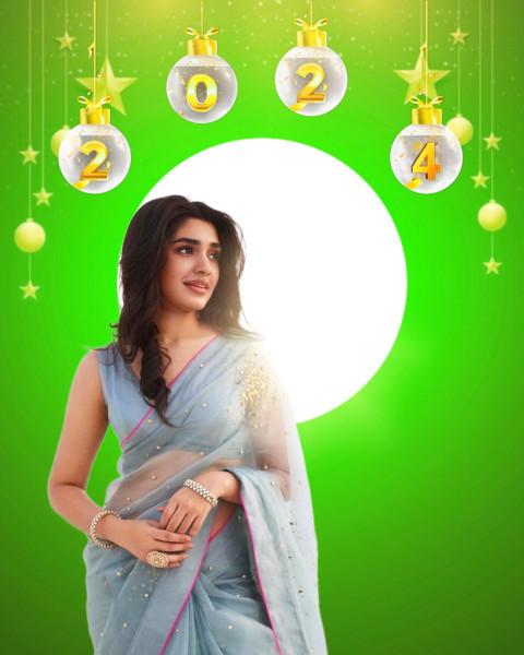 New Year 2024 Girl Editing CB Background HD For Photoshop