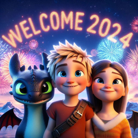 New Year 2024 Wishes Images For Whatsapp Status Photo HD