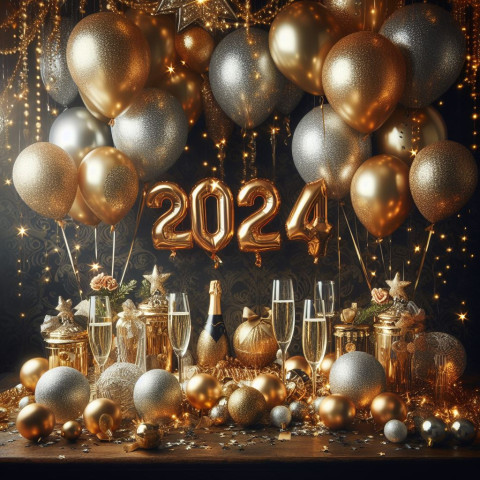 New Year Celebration Photo 2024 Whatsapp Whishes Images Status DP