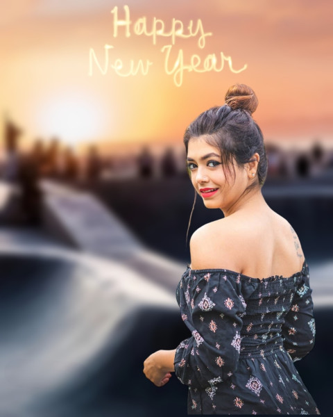 New Year HD Girl CB Editing Background 2025 HD