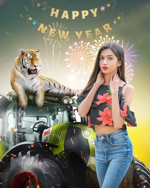New Year HD Photo Editing Background 2025 Free