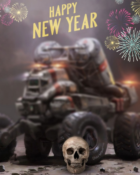New Year Photoshop 2023 Editing Background